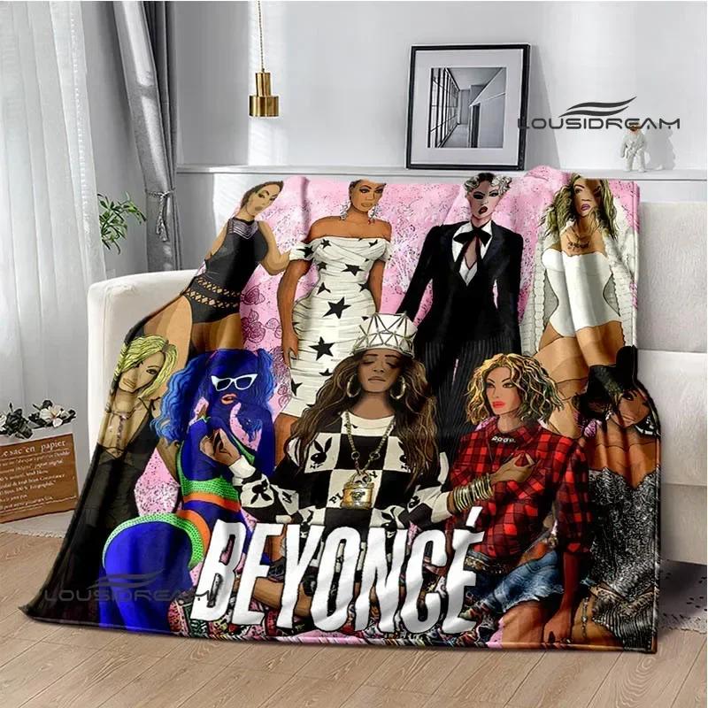 Beyonce Giselle Knowles Bedruckte Decken Flanell Warme Decke Weiche Gemütliche Decke Sofa Bettdecke Reisedecken Geburtstagsgeschenk