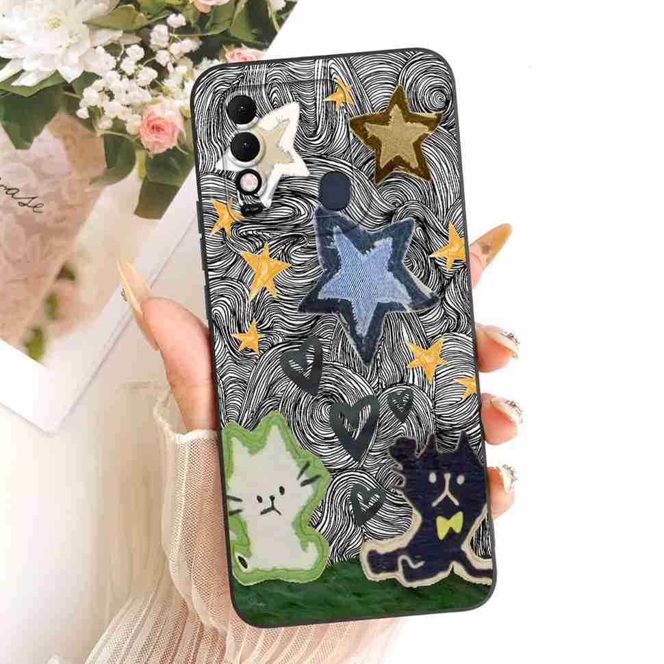 6.52" For Tecno Spark 8 KG6 KG6k Silicone Case Shockproof Soft Phone Cover For Tecno Spark8 Spark 8 Casing Protection Shell