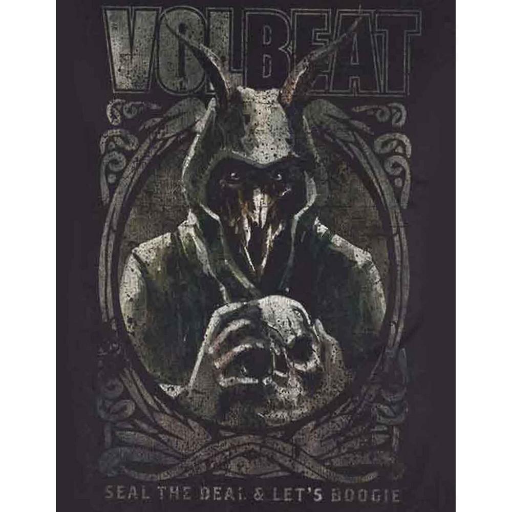 Volbeat Unisex Adult Goat Skull T-Shirt