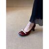 Bow Light Mouth Single Shoes, Simple Commuting and Not Tired, Square Head High Heels