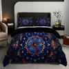 Comforter Mandala Flower Plants 3D Printed Bohemian Style Color Art Bedding Set For Kids Teens Adults