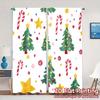 2pcs,Curtains Christmas Tree Gift Stars (2) Chic Curtains&Drapes 100% Polyester Curtains Versatile All Decorative for Bedroom,