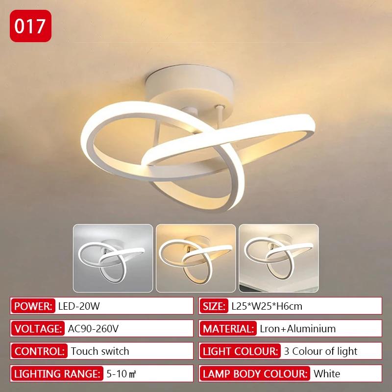 

LED 20W Aisle Ceiling Light Modern Home Lighting LED Surface Mounted Bedroom Living Room Corridor Light Staircase Balcony Light warm light