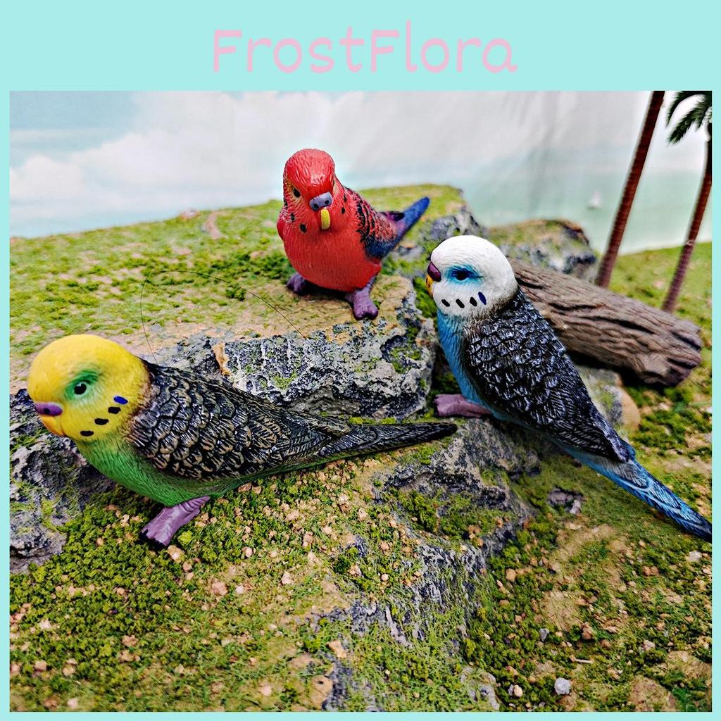 Wildlife Bird Simulation Pvc Model Parrot Toy For Children Educational Play