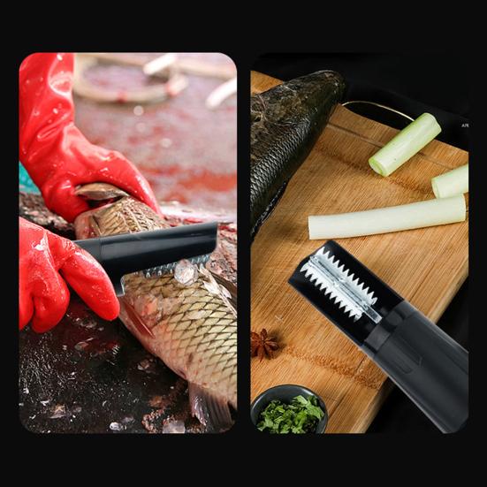 Elektrikli Balık Pullama Makinesi Ayarlanabilir Hız Elektrikli Balık Pul Çıkarıcı Mutfak Dış Mekan Kullanımı İçin Güvenli Balık Pullama Aleti