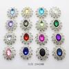 25x28mm Korean Alloy Rhinestone Acrylic Scarf Buckle Brooch