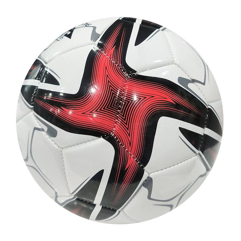 Size 5 PVC/PU Machine-Sewn Football for Adults and Students - Ideal for Competition and Training