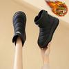 Fashion CRLAYDK Women's Winter Snow Boots Faux Fur Lined Warm Ankle Outdoor Shoes Platform Slip On Waterproof Short Walking Booties