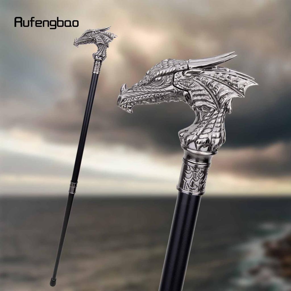 Dragon Head Fashion Walking Stick Decorative Stick Cospaly Vintage Party Fashionable Walking Cane Crosier 93cm
