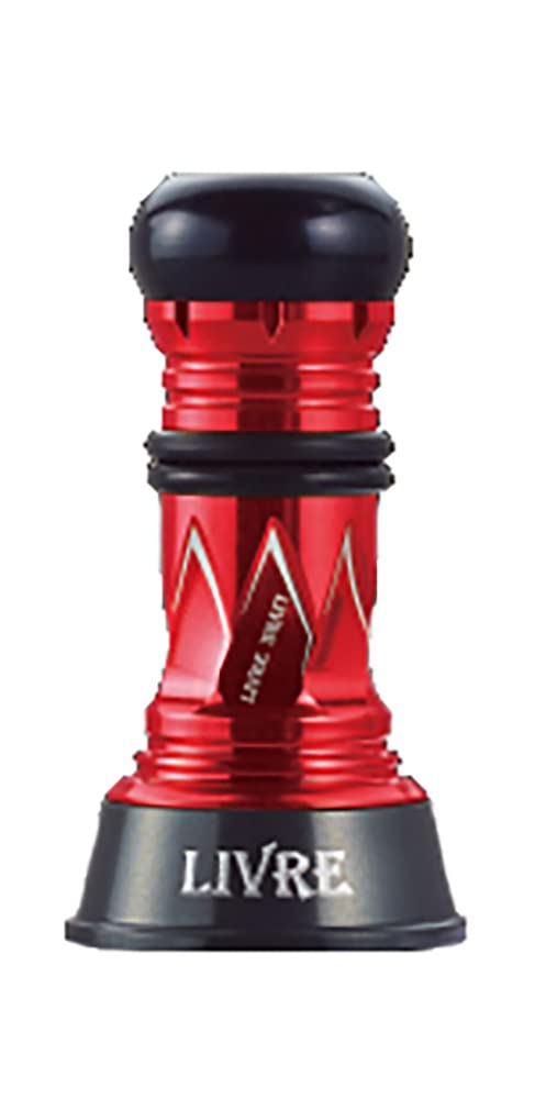 LIVRE 10777 Custom Balancer Short Type 2 Compatible C1 Type Gunmetal X Red Shimano/Daiwa