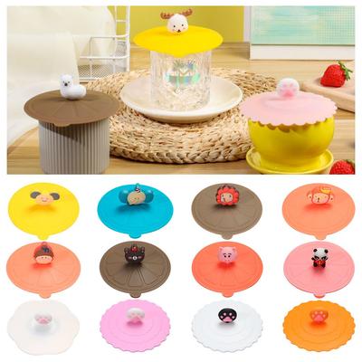 New Cap Reusable Leakproof Suction Cup Cover Silicone Cup Cover Dustproof