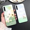 Cartoon süße Dinosaurier Fall für Samsung Galaxy A52 A70 A71 A73 A53 A13 5g A03 A72 A22 A21s A03 core A42 gehärtetem Glas Abdeckung