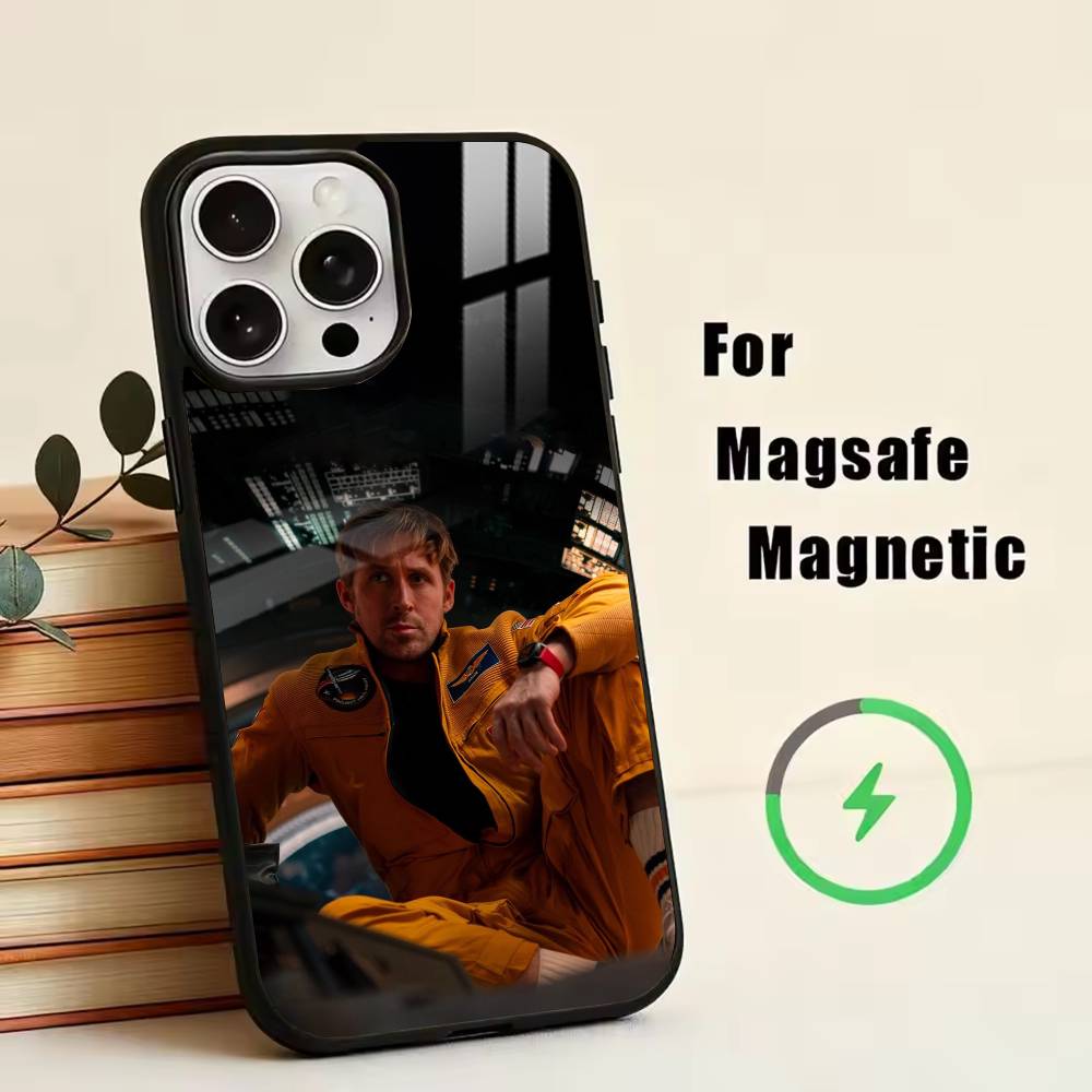 R-Ryan Gosling Phone Case For iPhone17,16,15,14,13,12,11 Plus,Pro Magnetic with Magsafe Wireless Charging