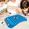 Kids Reversi Chess Board Game Logic Thinking Training 2-Players Interactive Educational Black White Chess Toy Brain