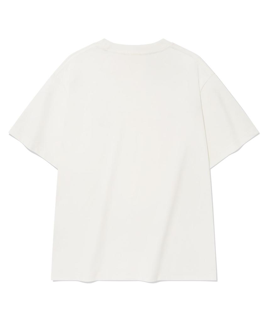 COVERNAT WOMAN Cool Cotton Rainbow Copper Logo T-Shirt White