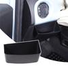 ABS Schwarz Für Fiat 500 2010-2026 Auto Lenkrad Linkes Knie Aufbewahrungsbox Multifunktionale Aufbewahrungsbox Auto Innenzubehör