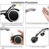 Office Chair Wheels Replacement Rubber Chair casters(Set of 5) for Hardwood Floors and Carpet- Heavy Duty Caster Support up to 750bls,2 Inch 11mm