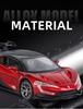 1/32 Scale BYD Look Up U9 Pure Electric Performance Supercar Alloy Diecast Model Car Car Central Control Display Ornaments Decorations