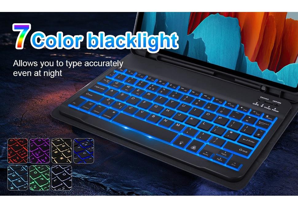 Redmi SE11 Tablet Protective Case with Bluetooth Keyboard - Luminous Edition 2025