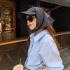 Niche Design Women's Striped Tie-up Baseball Cap - Sun Protection Duckbill Hat, Street Style Spring/Summer 2025