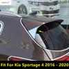 Bil Bakruta Spoiler Sidoving Triangelpanel Cover Trim För Kia Sportage 4 2016 2017 2018   ABS Krom Tillbehör