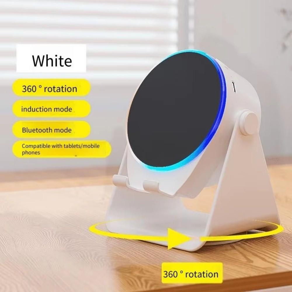 360 Rotation Wireless Induction Audio Magnetic Magnetic Bluetooth Speaker  Tablet Bracket