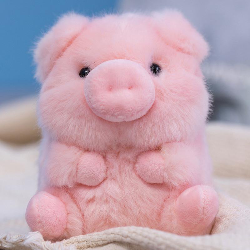 Cute Panda Plush Toy Backpack Pendant Small Rabbit Hamster Kawaii Doll Keychain