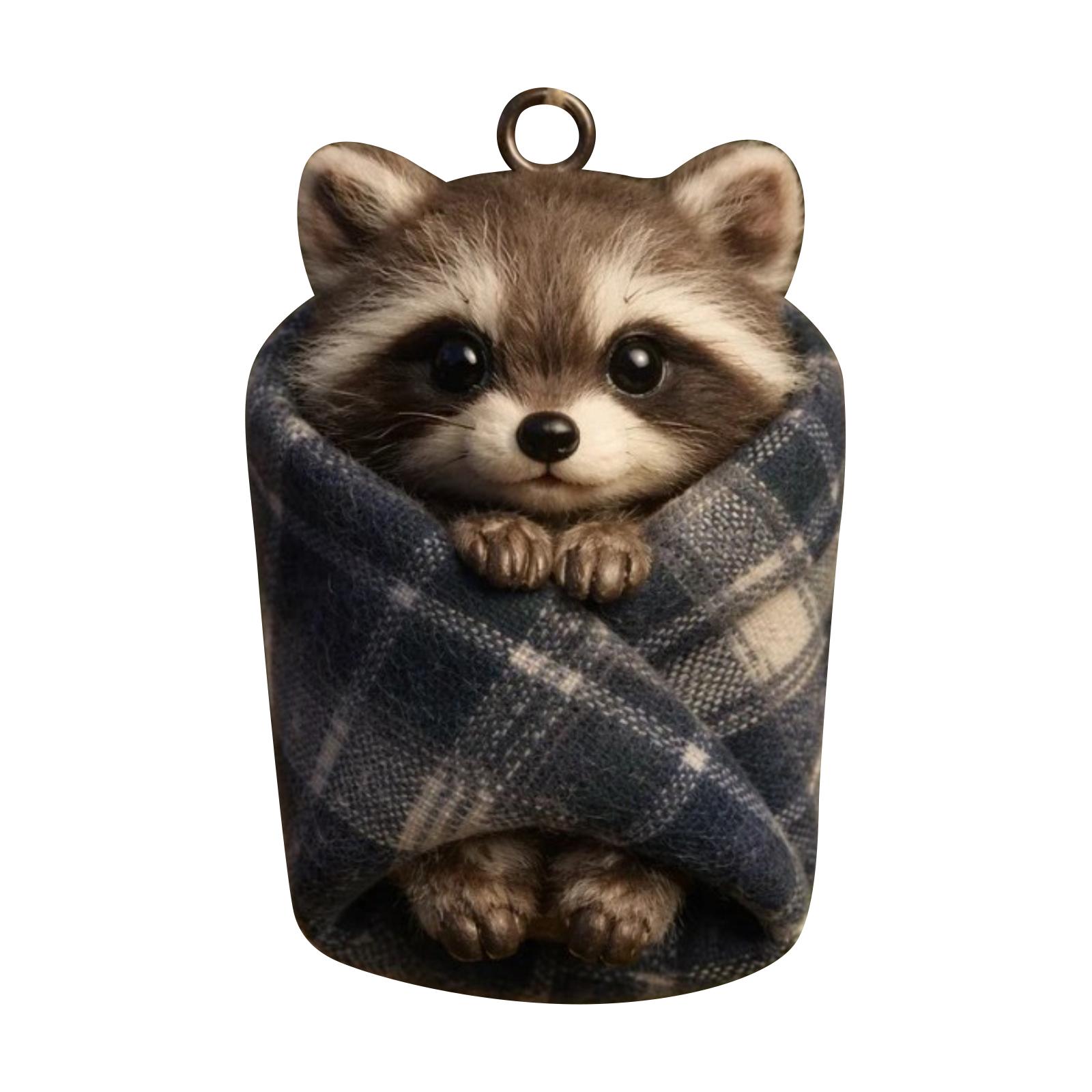 

Cozy Wrapped Critters Ornament, Hanging Plush Toys, Cute Stuff Cattle Dolls Toys, Birthday Presents For Kids Preschool Realistic One Size