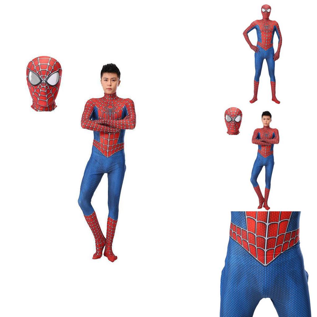 Wykwintny strój cosplay Raimi Spidermana z oddychającym kombinezonem Zentai