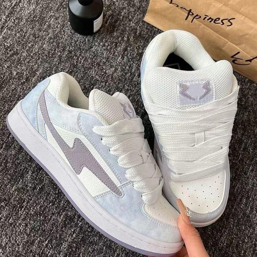 Zhao Ruth's original lightning bread shoes autumn new niche design retro versatile casual shoes tide