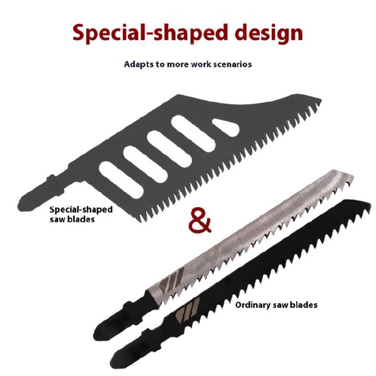 Professional Coarse Teeth Reciprocating Jigsaws Blade Universal T Shank Compatibility Fast Cutting Wood Metal Flush Trim