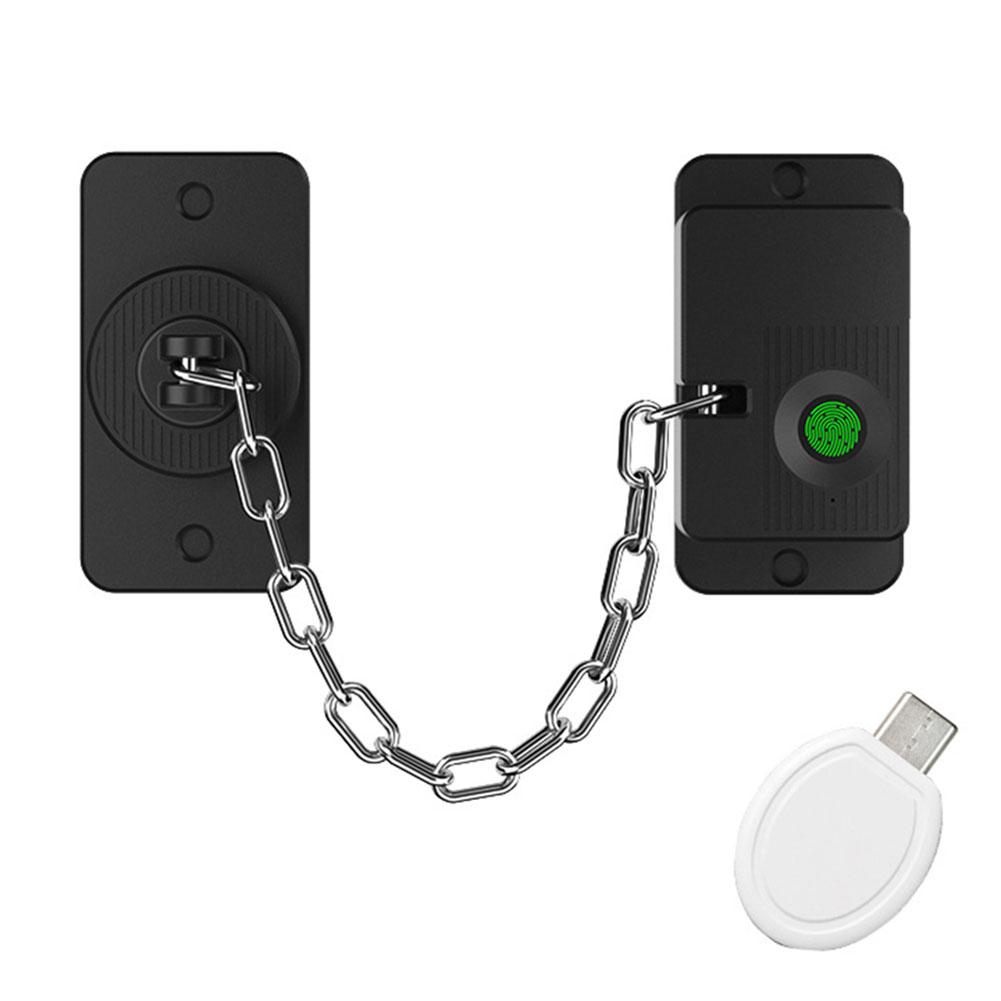 

Fingerprint Lock with Smart For Child Safety and Type C Interface Fast Charging for Secure Window Opening Management чорний