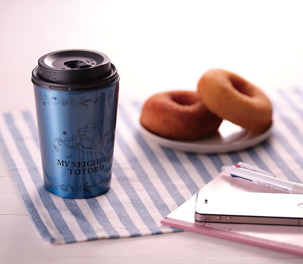 Skater Insulated Stainless Steel Perfect for Convenience Store My Neighbor Tumbler, Coffee, 400ml, Medium, Totoro, Ghibli, STCV2-A