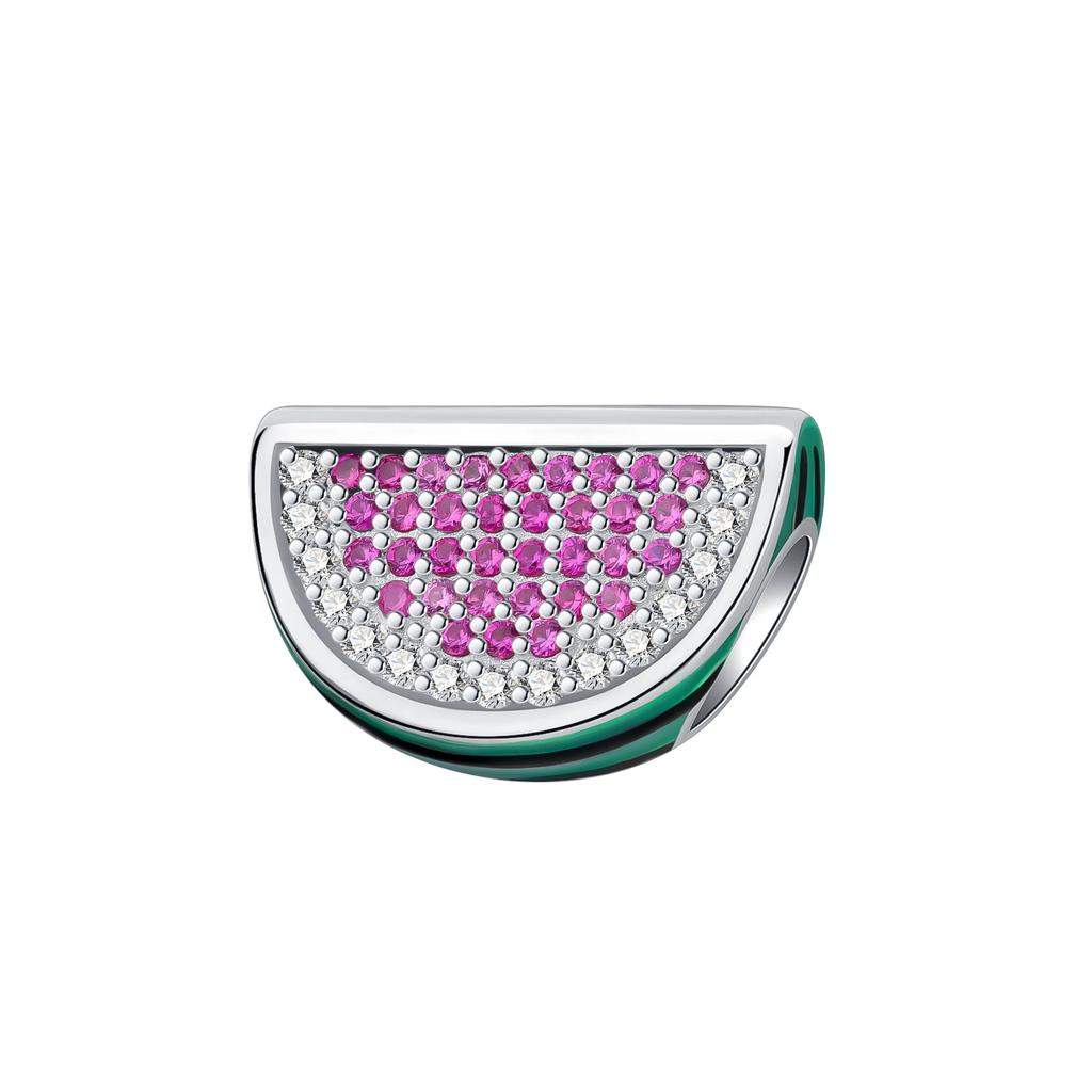 Colgantes de plata de ley S925 con forma de gato, perro, mariposa, flor y cadena de seguridad de color morado, aptos para pulseras originales DIY