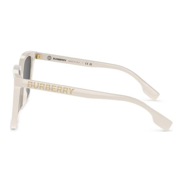 Burberry Logo Design Acetate Acetate Square Sunglasses Women's White