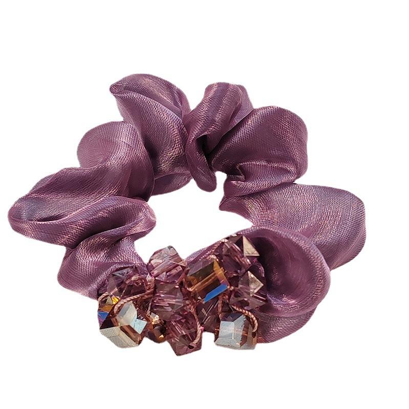 Eugen Yarn Large Intestine Hair Band, Actress Premium Sense Hair Rope, Disc Hair, Ball Head Jewelry, Head Flower Headdress.