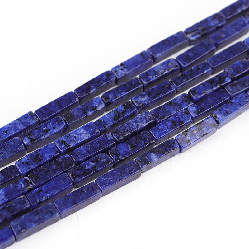 

1 Strand Natural Stone Beads Agate Amethyst Stone Amazon Square Tube Loose Spacer Beads For DIY Bracelet Necklace Accessories