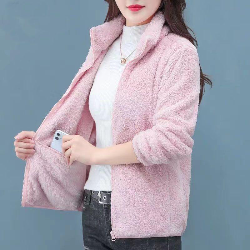

Women s Double-Sided Coral Fleece Hoodie - Warm & Stylish Autumn/Winter Fashion Top (2025 Edition) S (85-100 lbs)