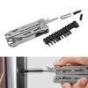 Multifunctional Folding Pliers Stainless Steel Knife Screwdriver Cutter for Outdoor Survival Camping Hunting Hiking