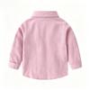 Boys' Long Sleeve Color Shirt Korean Casual Top for Everyday Wear
