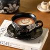 High End Creative Black Ceramic Coffee Cups Home Exquisite Flowers Irregular Coffee Cup Unique Afternoon Tea Pot Holiday Gifts