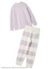Dragon Quest Baby Moko Pullover Striped Long Pants Set Women's & (PWNT255010LAVF)