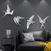 Nordic Creative White Resin Bird Figurines Home Decoration Art Crafts For Living Room Shelves Wedding Party Ornaments