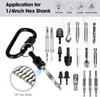 6 Stück Bit-Halter 1/4 Zoll Sechskant-Schaft Schraubendreher-Bits Halter Leichte Schnellwechsel-Verlängerungsstange Schlüsselanhänger Bohrer Schraubenadapter