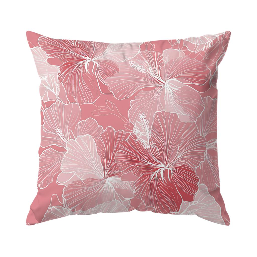 Floral Pattern Cushions Pillowcase Polyester Cushion Cover Throw Pillow Pillowcover Home Car Sofa Decor