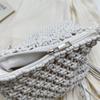 Seaside Beach Straw Bag Women's Vintage Woven Shoulder Bag Tassel Hollow Crossbody Bag