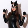 Turn Heads with This Leather Cat Mask - Perfect for Halloween, Masquerades, or Cosplay - Unleash Your Inner Catwoman