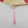 Japanese Silk Pattern Photo Prop Tool Dance Hand Held Silk Fan Hand Held Flower Fan Folding Fan