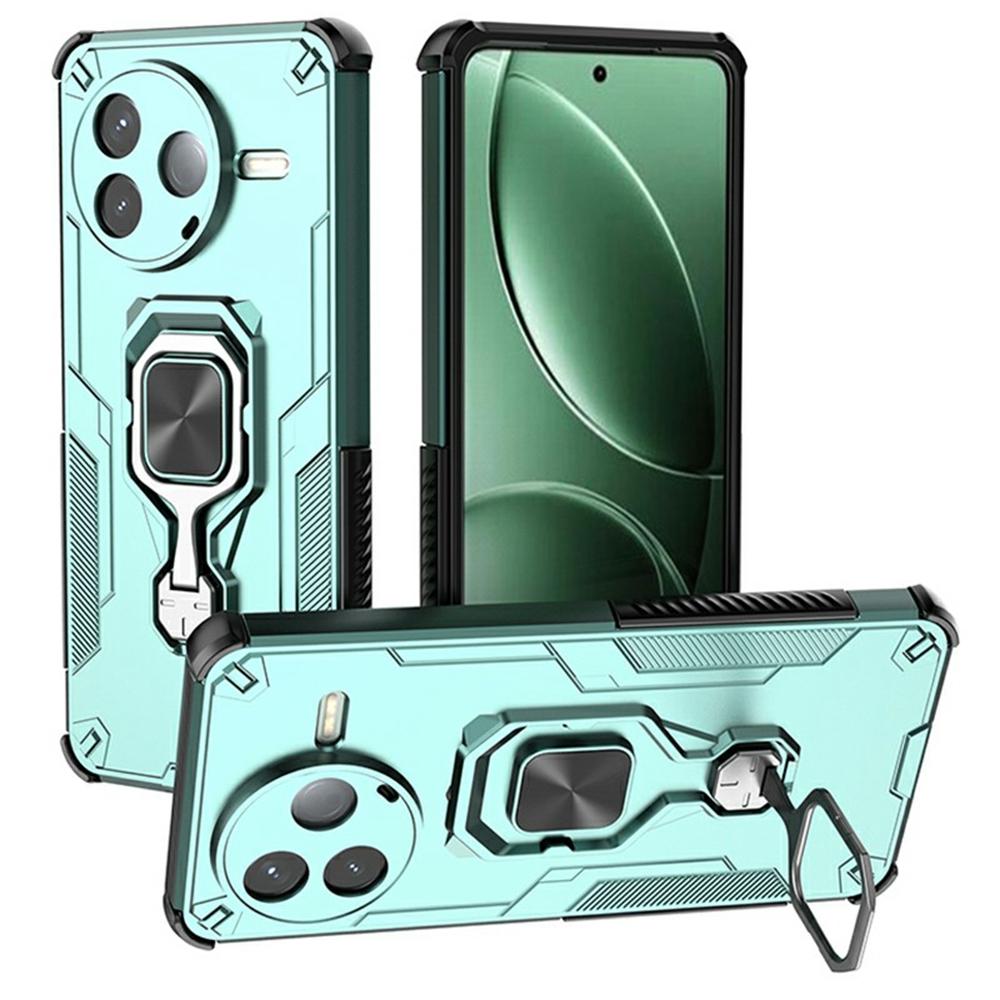 

For Xiaomi Redmi K80 5G/Poco F7 Pro 5G Case Rotatable Ring Kickstand PC + TPU Shockproof Phone Cover D