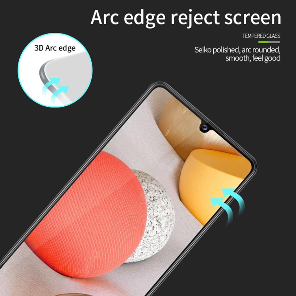 PINWUYO JK 3D Zakřivená fólie z tvrzeného skla-2 pro Samsung Galaxy A34 5G, Plně lepené Protiexplozivní Sklo s vysokým obsahem hliníku a křemíku Ochranné sklo na displej